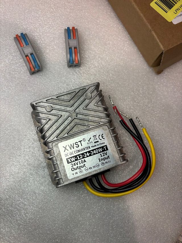 Convertidor DC-DC XWST 12V a 24V 10A