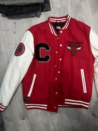 Chaqueta Bomber NBA Chicago Bulls Talla M-L