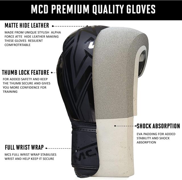 Guantes Boxeo 12oz MCD