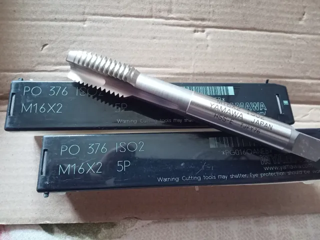 Set 2 Maschi Filettare M16 Yamawa