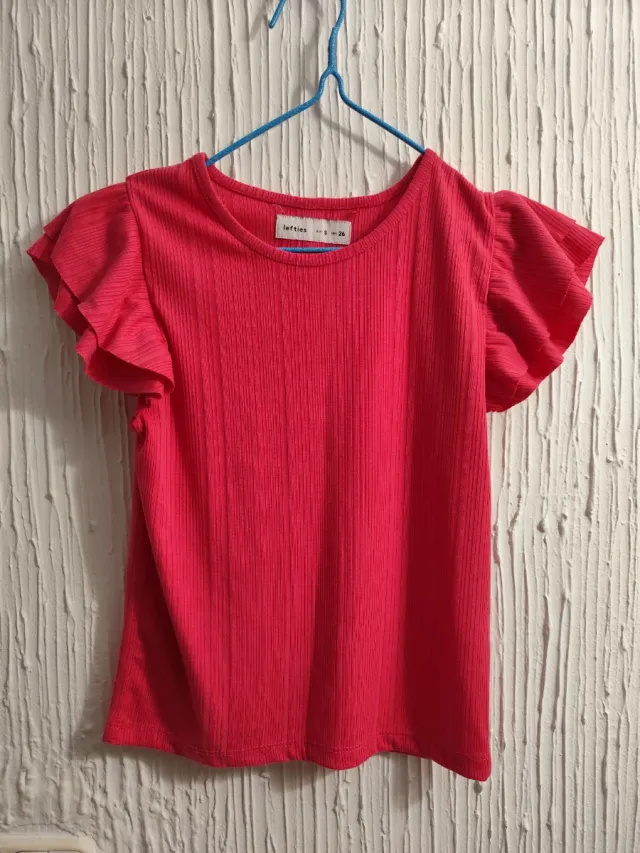 Blusa rosa Lefties manga volante Talla S/36