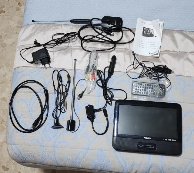 Televisor Philips DVD PD9003/12 Portátil Coche