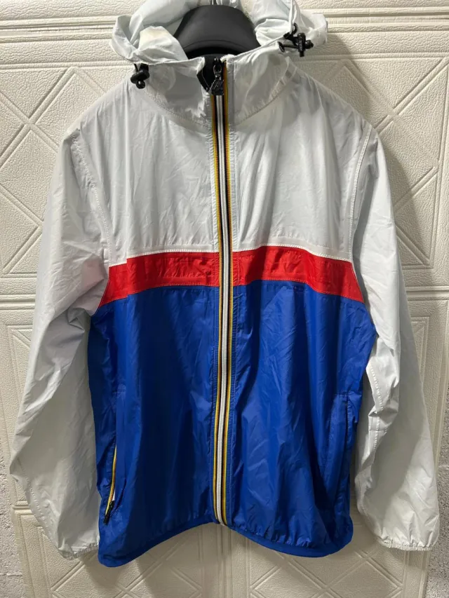 Giacca a vento color block