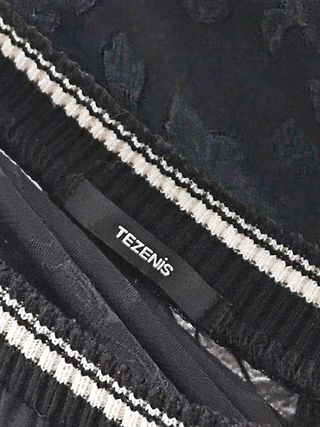 Maglia nera trasparente Tezenis