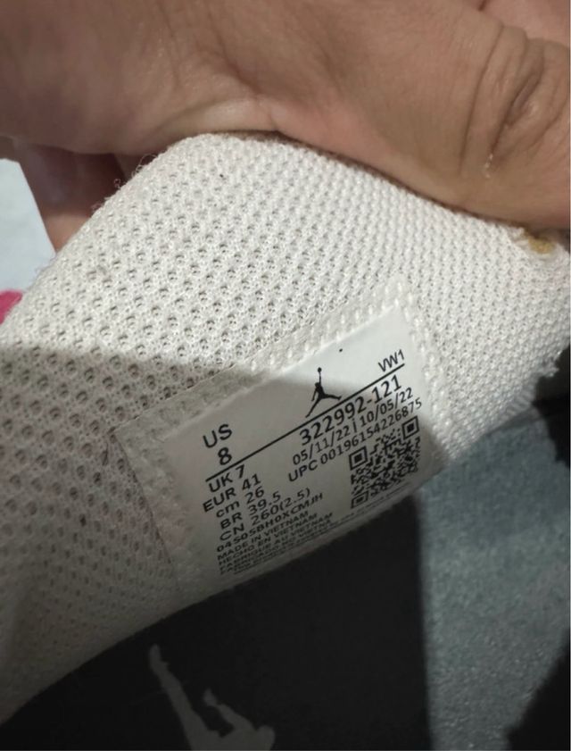 Zapatillas Jordan 6 Rings Blanco Gris