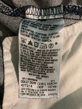 Levi's 627 Mujer Talla 33x34