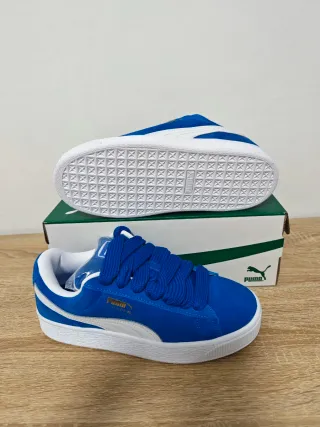 Sneakers Puma Suede XL Blu/Bianco Tg 37.5 nuove