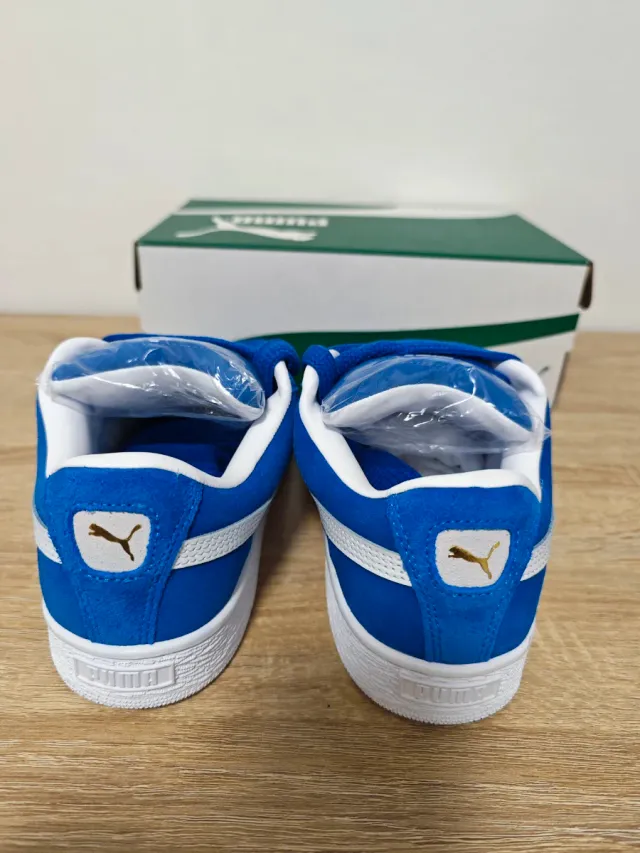 Sneakers Puma Suede XL Blu/Bianco Tg 37.5 nuove