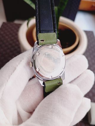 Reloj Monvis Plata y Verde