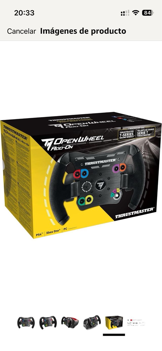 Volante Thrustmaster F1 gt Open Wheel