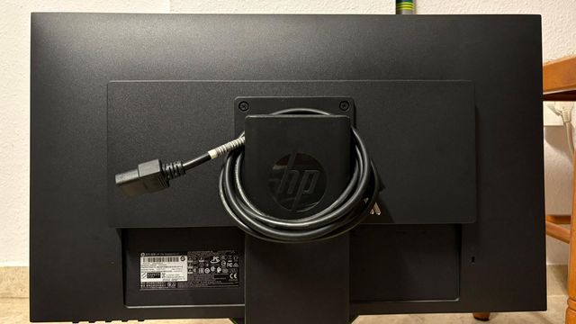 Monitor HP 25X Negro. PRECIO NEGOCIABLE