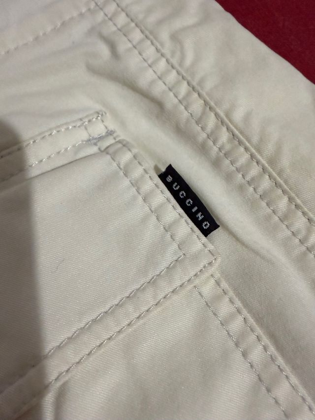 Pantalones Chinos Buccino Beige Claro Talla 46