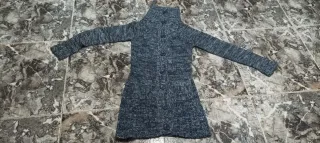 Cárdigan largo cuello alto