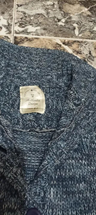 Cárdigan largo cuello alto