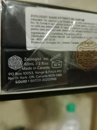 Perfume Zoologist Squid Extrait de Parfum