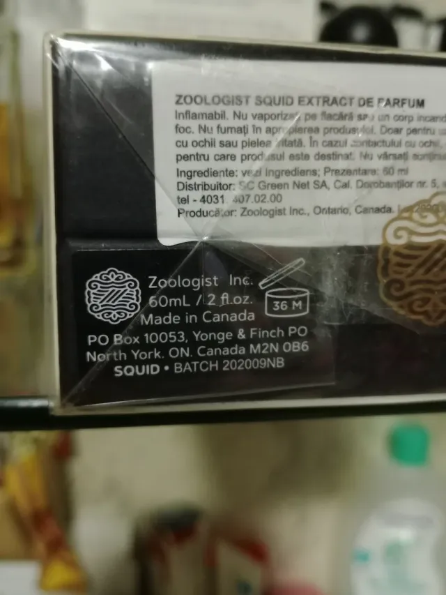 Perfume Zoologist Squid Extrait de Parfum