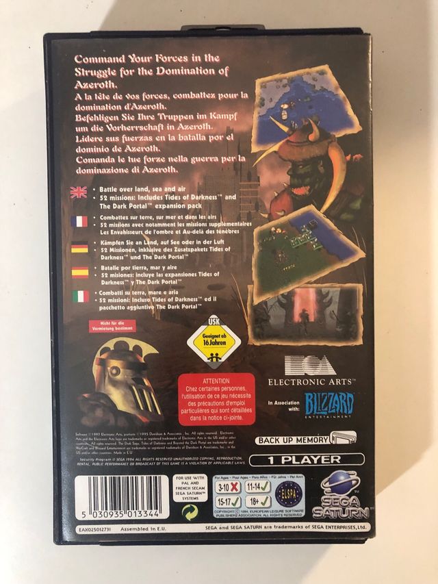 WarCraft II The Dark Saga Sega Saturn