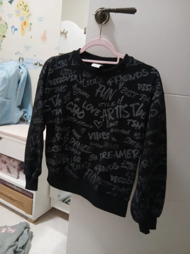 Sudadera Benetton Talla 11-12 Graffiti