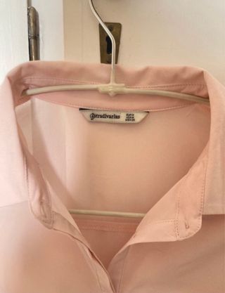 Blusa Stradivarius Rosa sin Mangas
