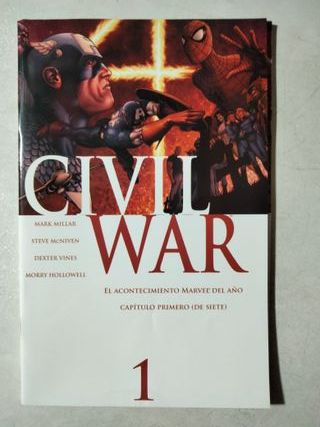 Civil War Marvel Comics saga completa grapa Panini