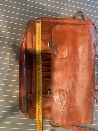 Maletín cuero rústico multifuncional