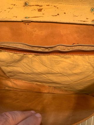 Maletín cuero rústico multifuncional