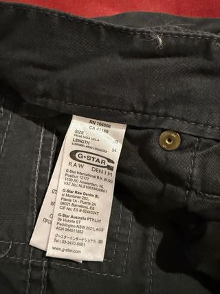 Pantalones G-Star Talla 33/34 Camal Fino