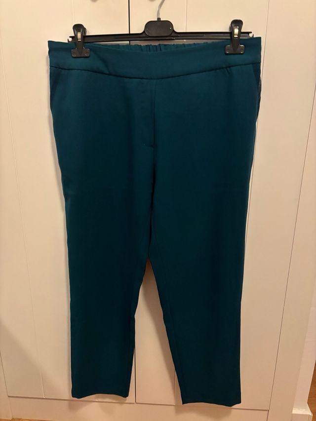 Pantalón verde azulado