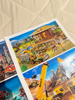 Maletín Playmobil con 4 puzzles