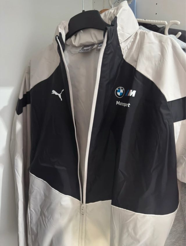 Chaqueta Puma x BMW Motorsport Beige/Negra