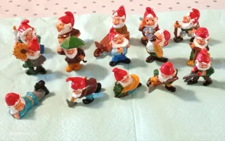 Gnomi Kinder Sorpresa anni 90 Set Completo