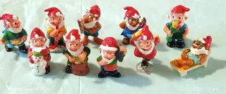 Gnomi Kinder Sorpresa anni 90 Set Completo