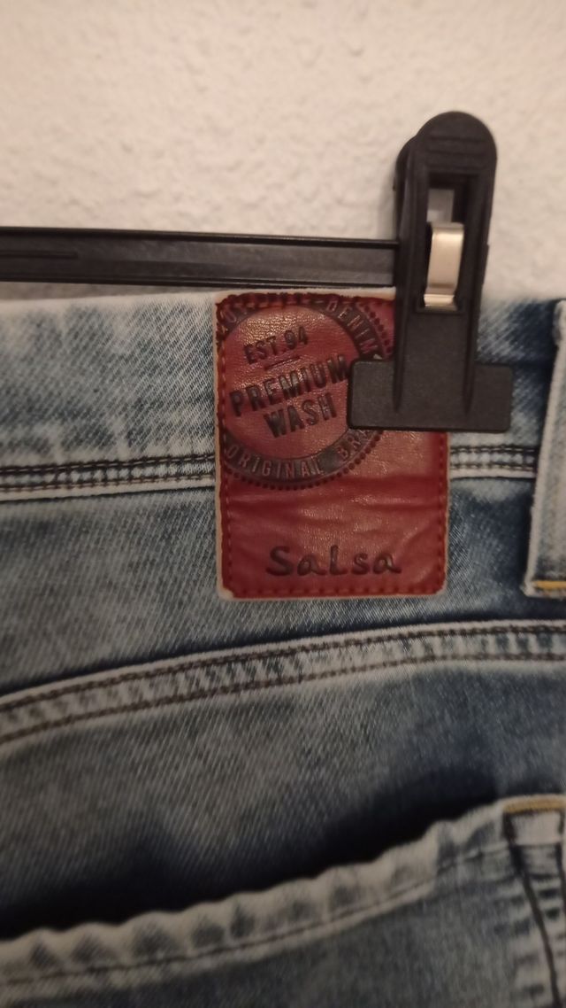 Pantalón Vaquero Salsa Hombre Azul