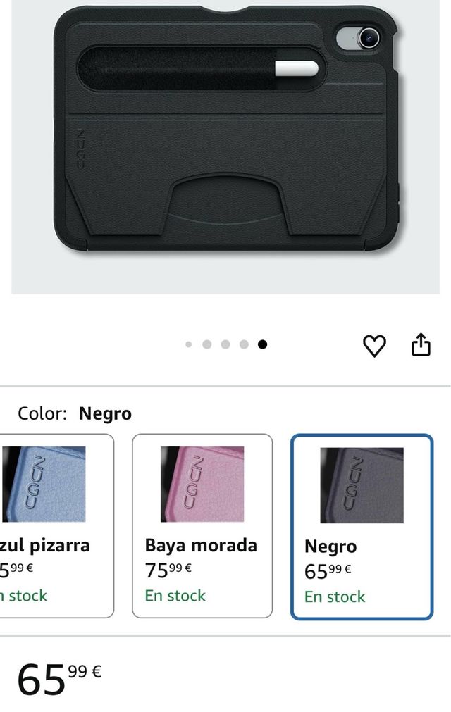 Funda ZUGU iPad Mini 7 Negro (A17 PRO )