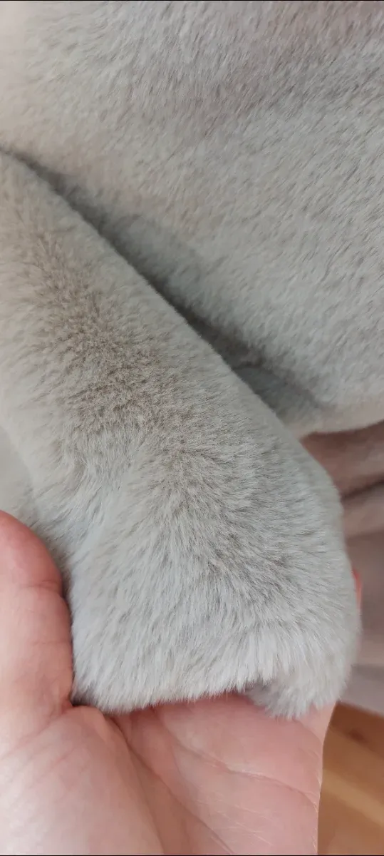 Abrigo pelo Zara beige