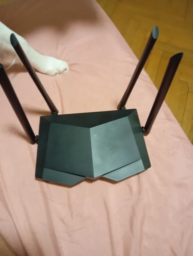 Roteador Tenda Preto 4 Antenas