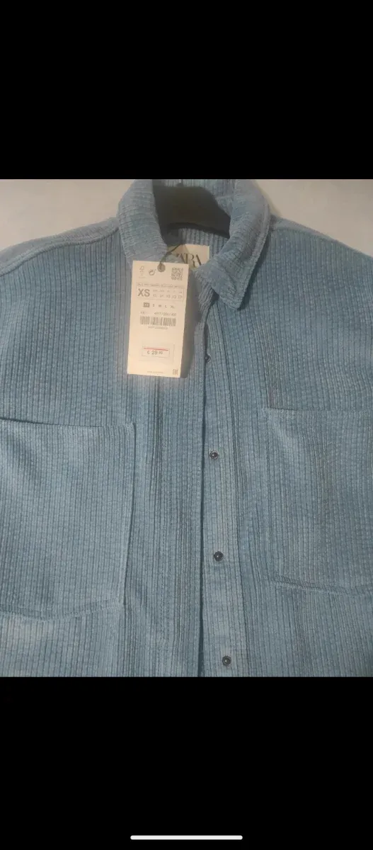 Sobrecamisa de pana Zara  Talla XS