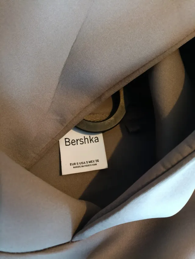 Sudadera Berlin Gris Bershka Nueva