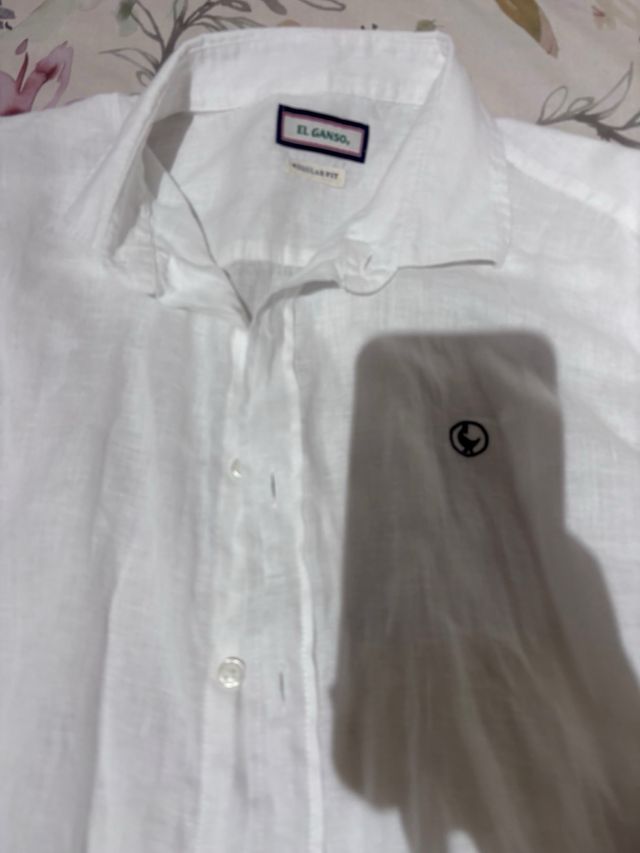 Camisa El Ganso Blanca Manga Larga