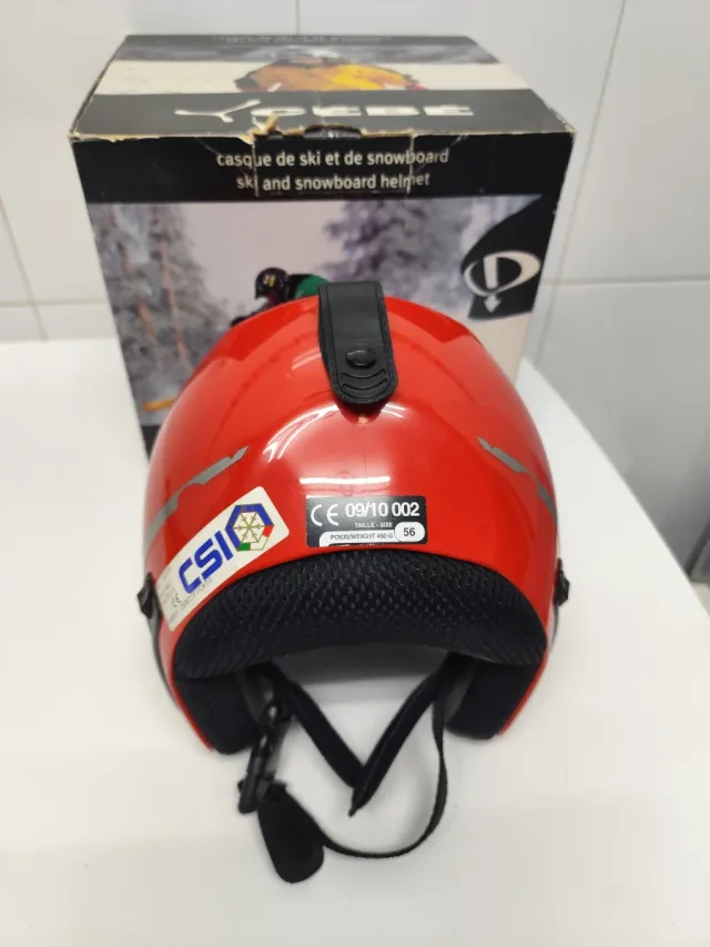 Casco de esquí infantil Cebe rojo