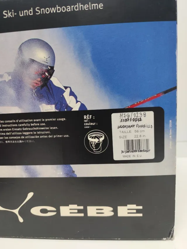 Casco de esquí infantil Cebe rojo