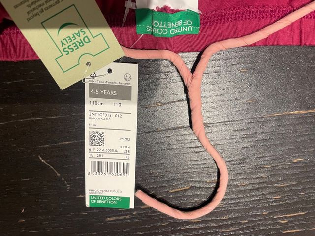 Leggings Benetton granate nuevo