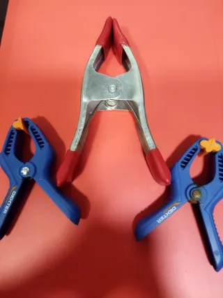 3 Pinzas Abrazaderas (15cm y  10cm)