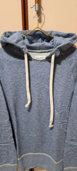 Felpa con cappuccio GAP uomo grigia