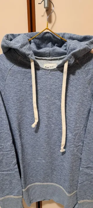 Felpa con cappuccio GAP uomo grigia