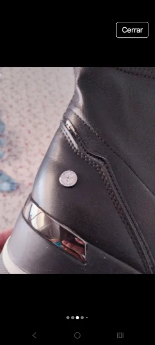 Botines Xti Talla 39 Negros y Blancos