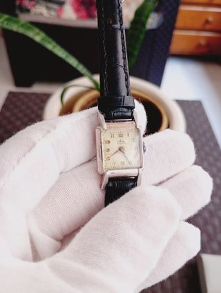 Reloj Suizo Avia Plata y Negro