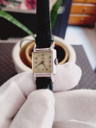 Reloj Suizo Avia Plata y Negro