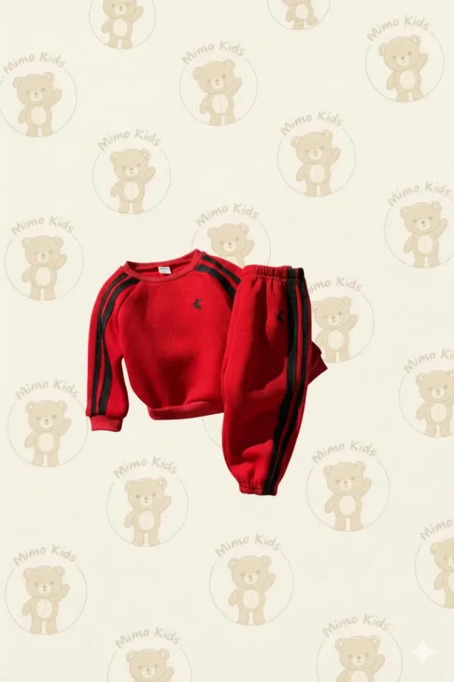 Conjunto chándal bebé rojo