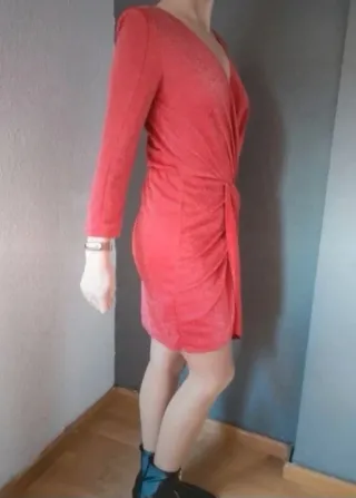 Vestido Naf Naf Rojo Talla S
